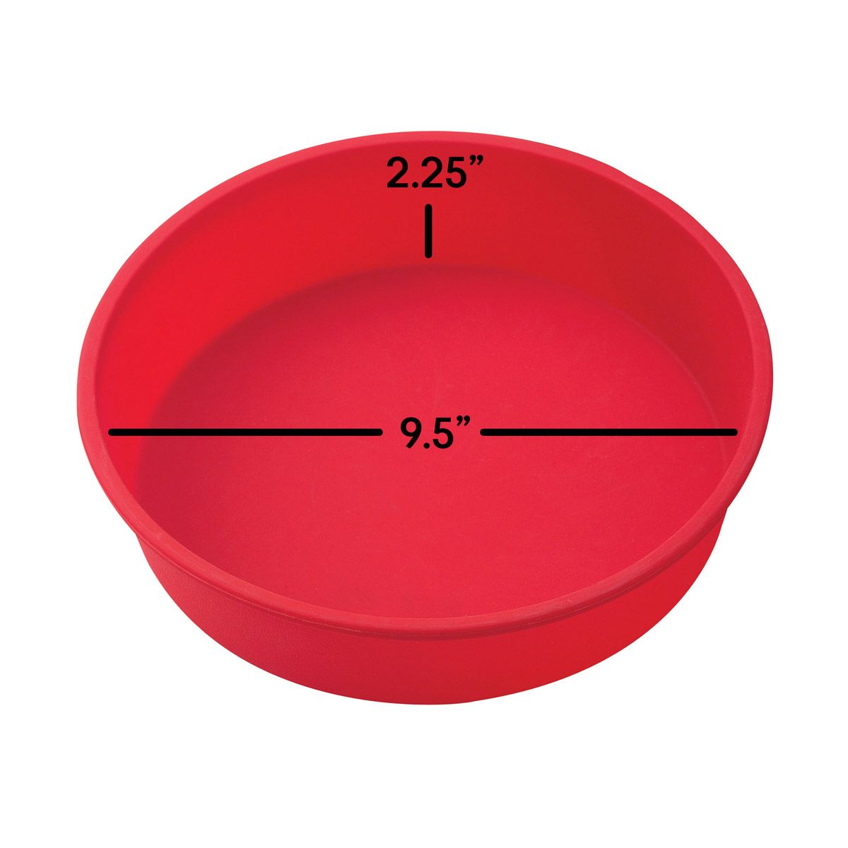 CAKE PAN SILICONE 9.5" ROUND