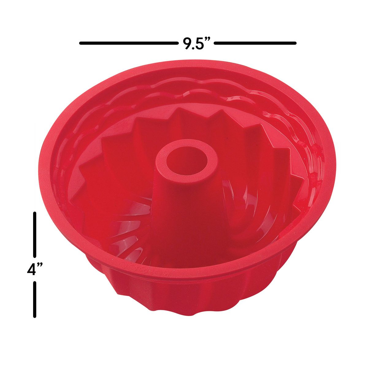 Baking Silicone Deep Fluted Pan, 9.5in