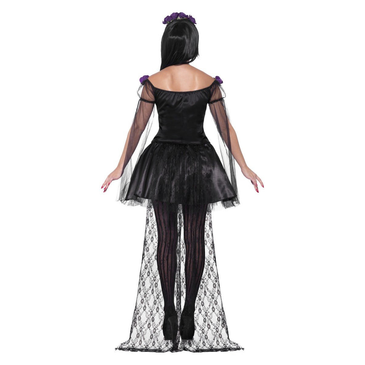 Day of the dead señorita costume Black