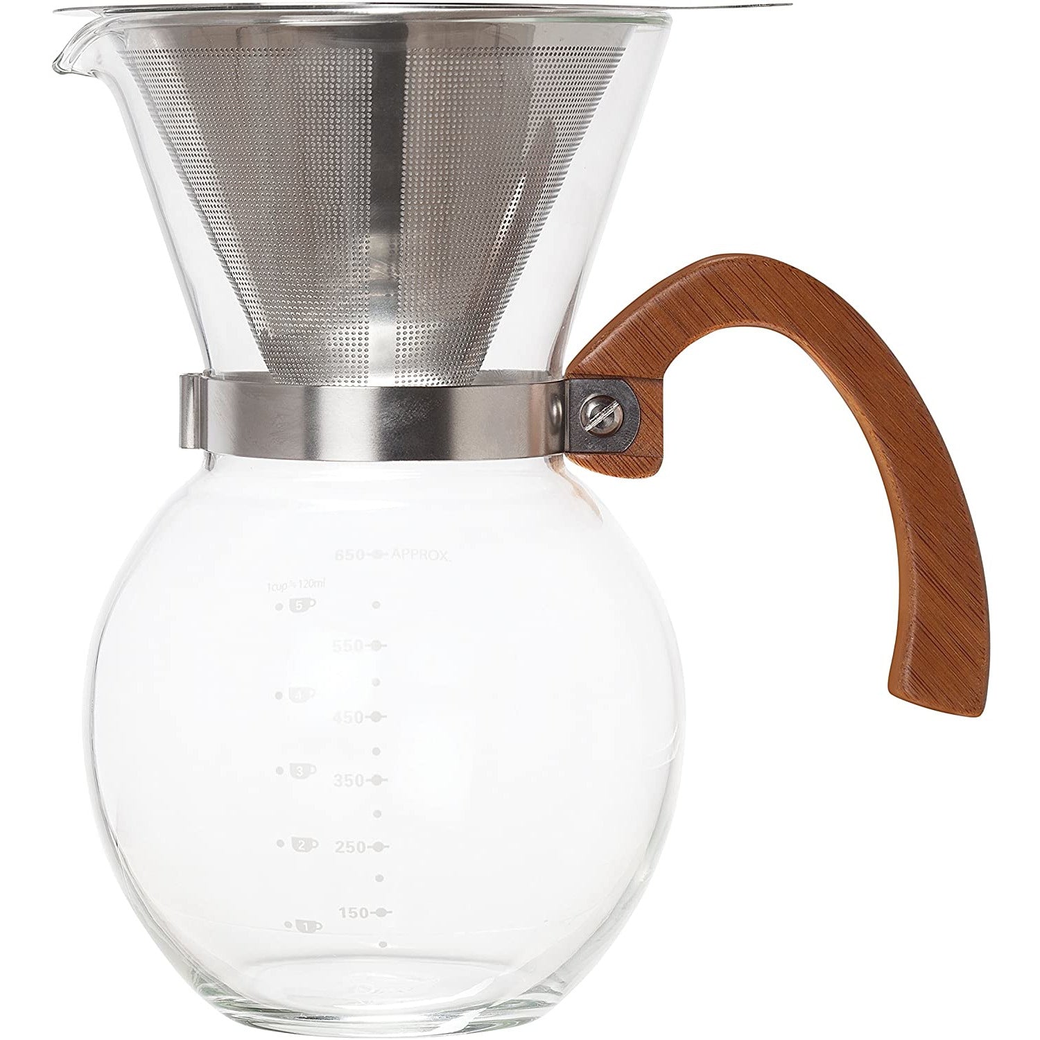 Pour-Over Coffee Maker Clear