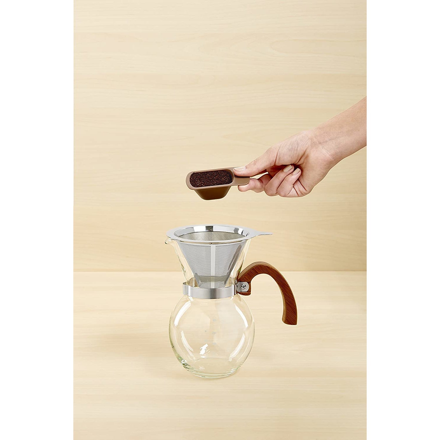 Pour-Over Coffee Maker Clear