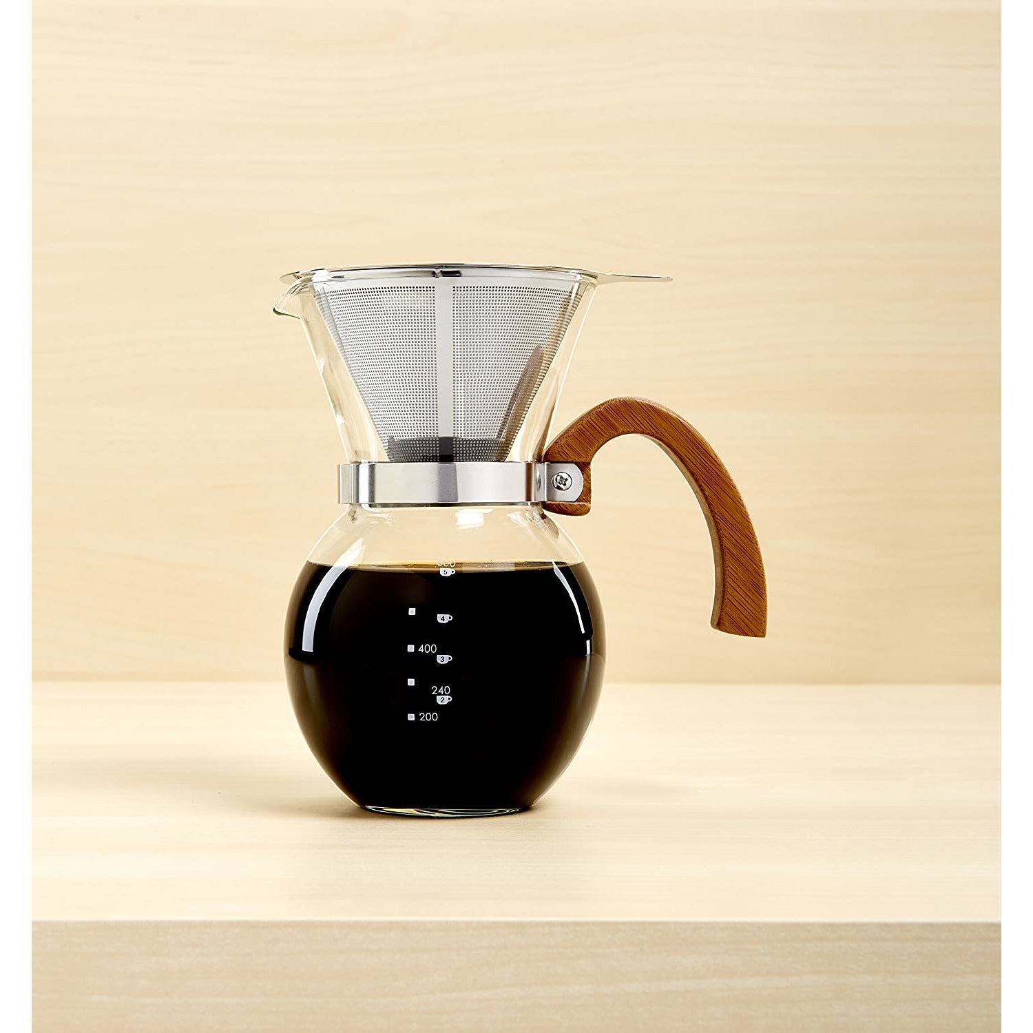 Pour-Over Coffee Maker Clear