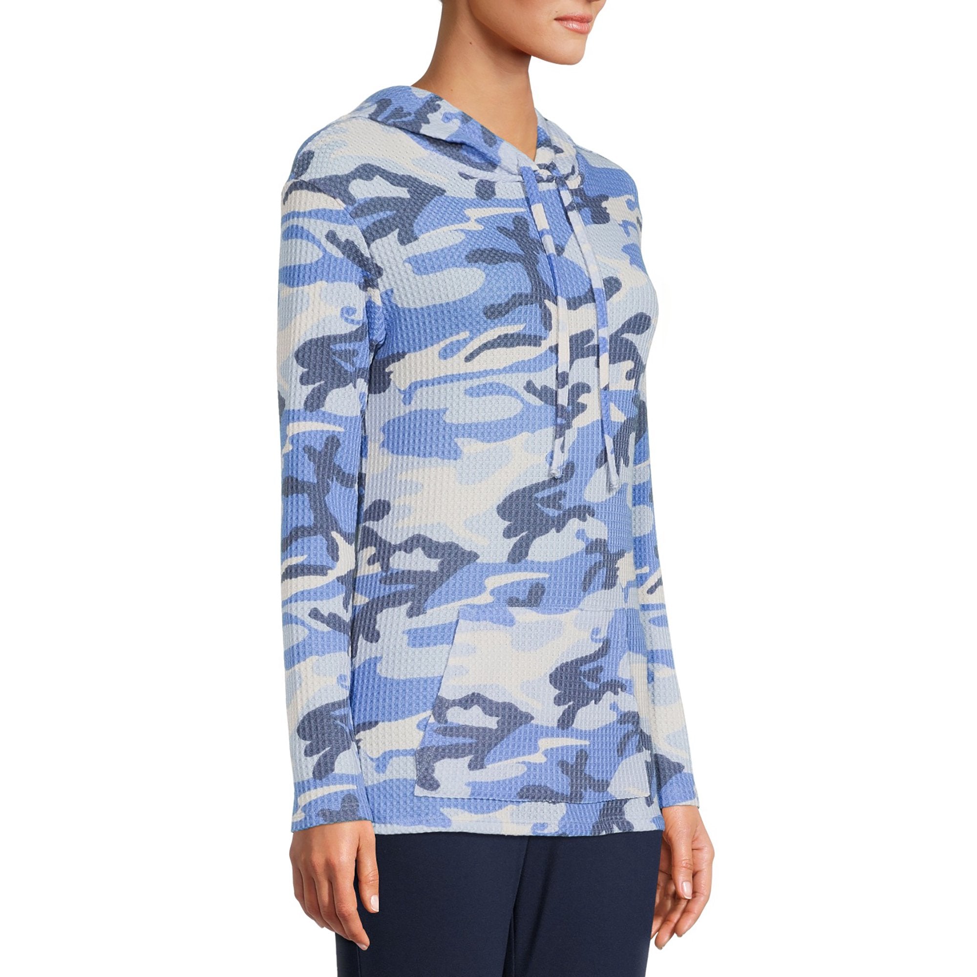 Waffle Camo Neck Blue Combo - Cyrus