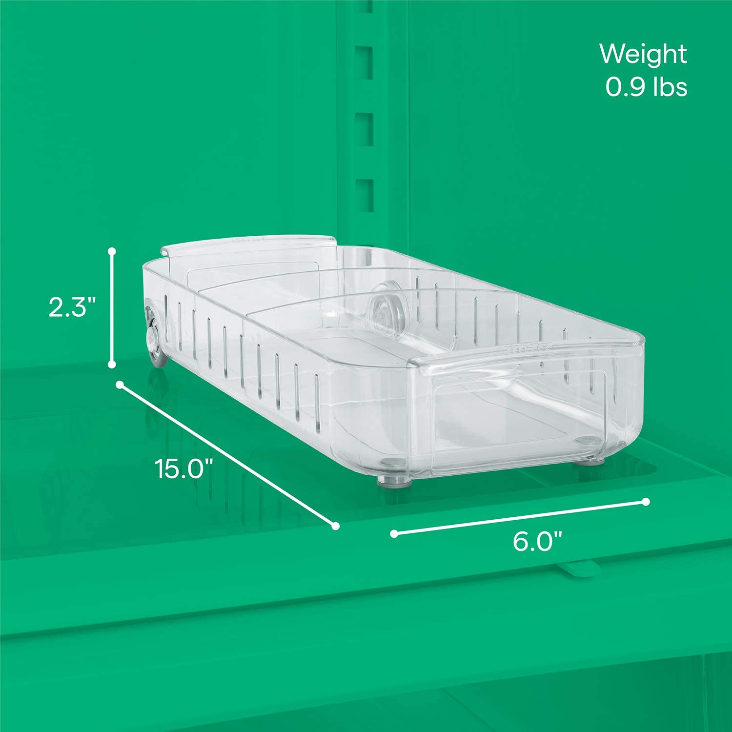 ROLL OUT FRIDGE CADDY 6" X 15"