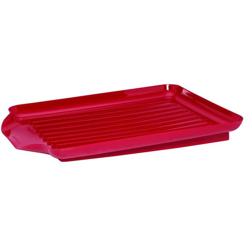 3-Piece Dish Rack Red 20" x 15"