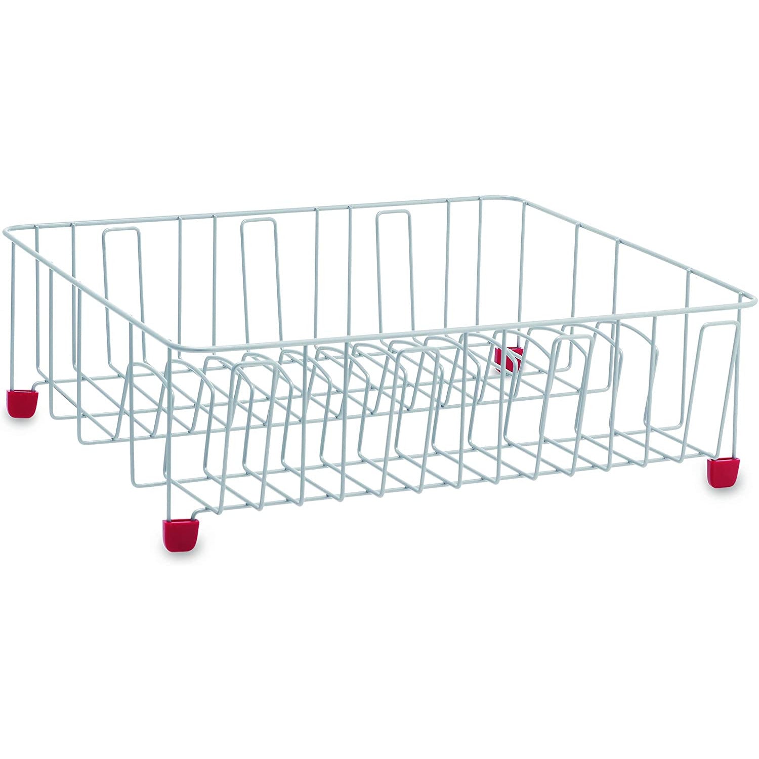 3-Piece Dish Rack Red 20" x 15"