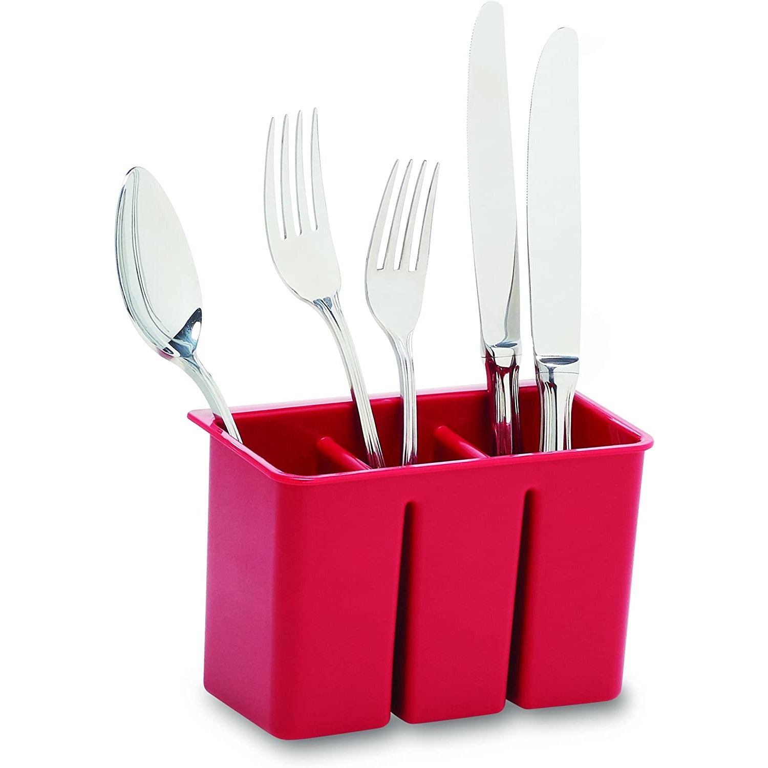 3-Piece Dish Rack Red 20" x 15"