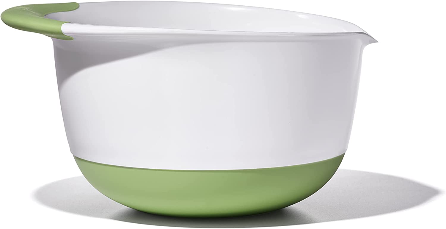 OXO GG 3 PIECE MIXING BOWL SET NEW COLORED HANDLES