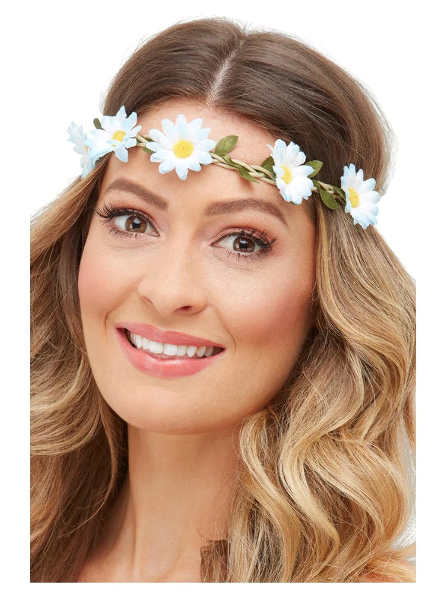 Hawaiian / Hippie Daisy Chain Headband, Assorted