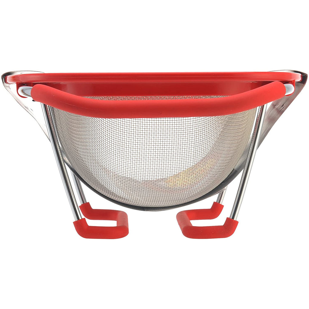 EXPANDABLE COLANDER RED
