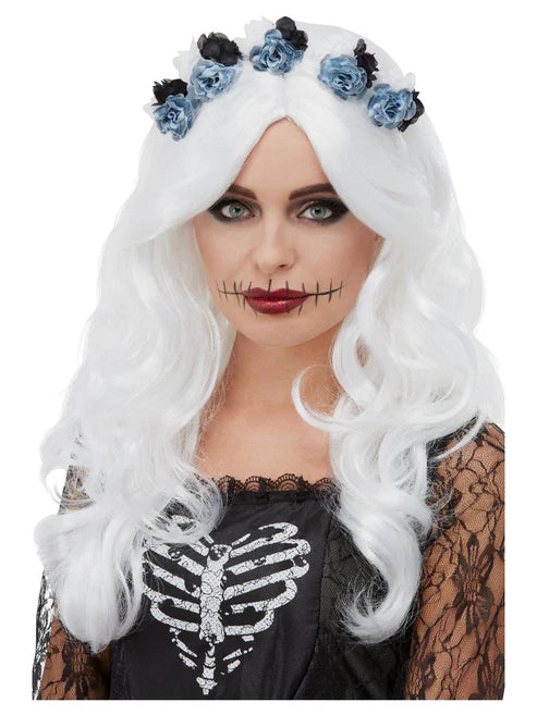 Day of the Dead Wig White