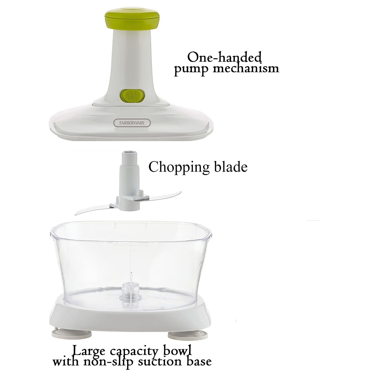 Rice-n-Slice Manual Vegetable Ricer White/Green