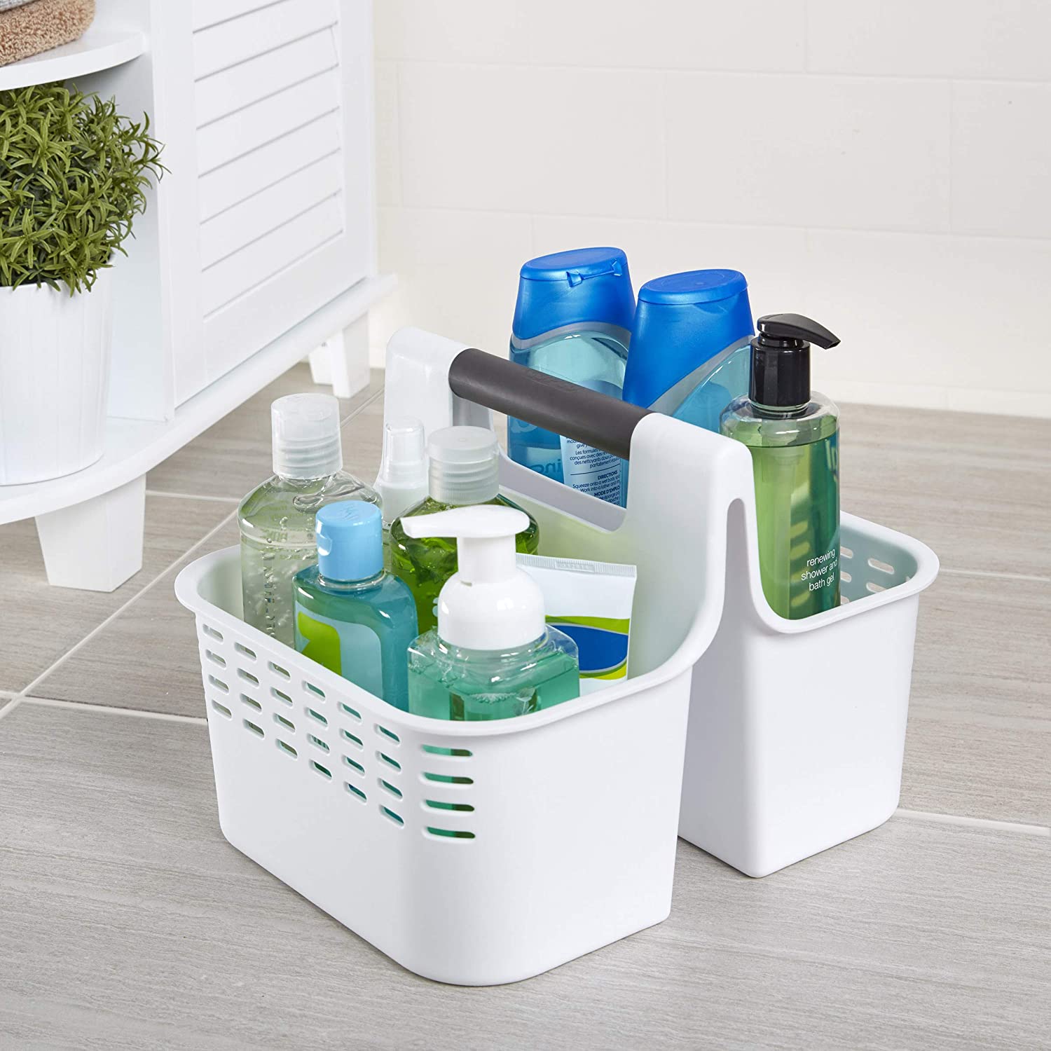 Bath and Shower Caddy White