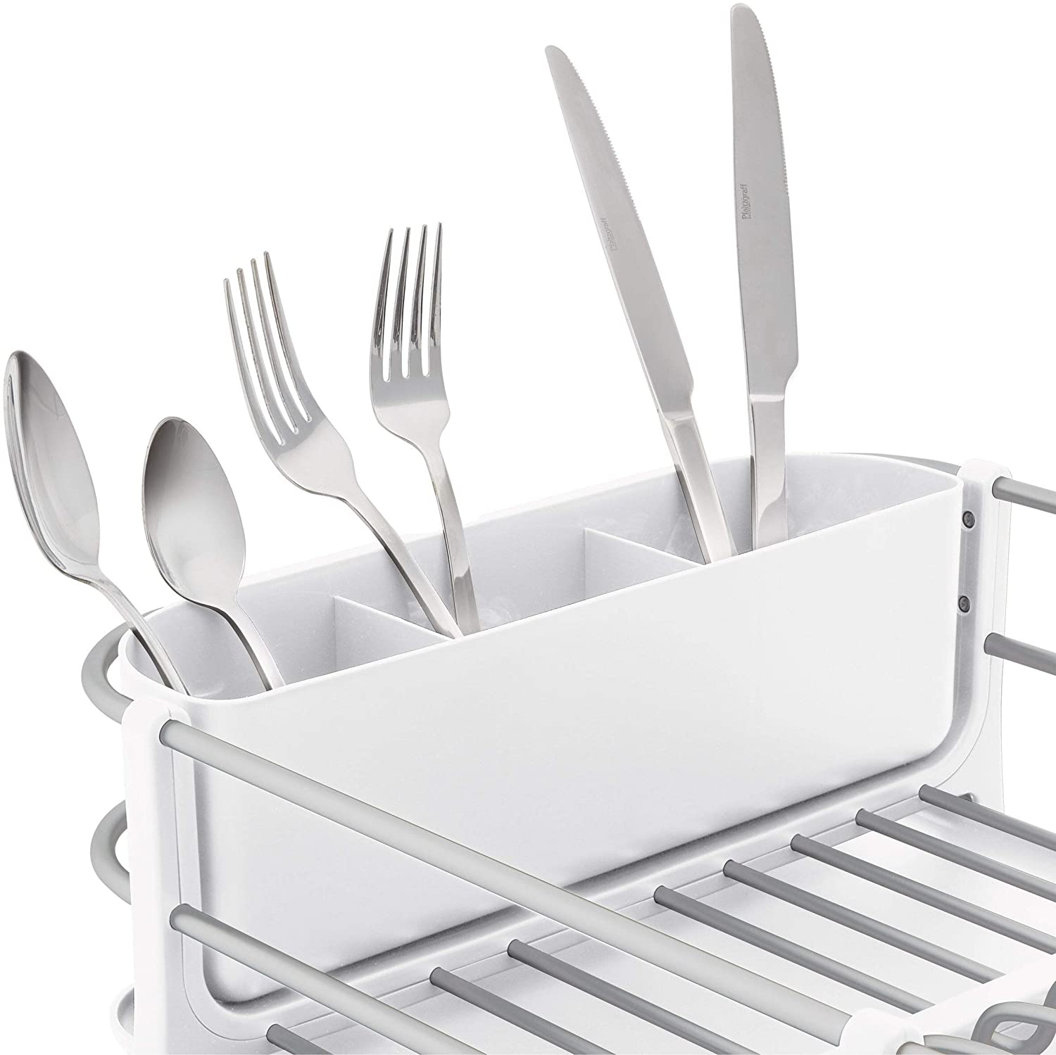 RUSTROOF ALUMINUM DISH RACK WHITE