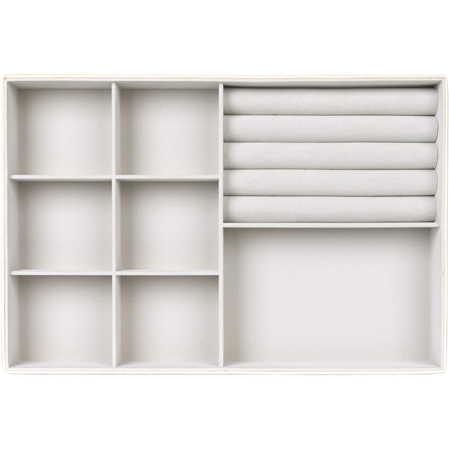 8 COMPARTMENT TRAY WHITE