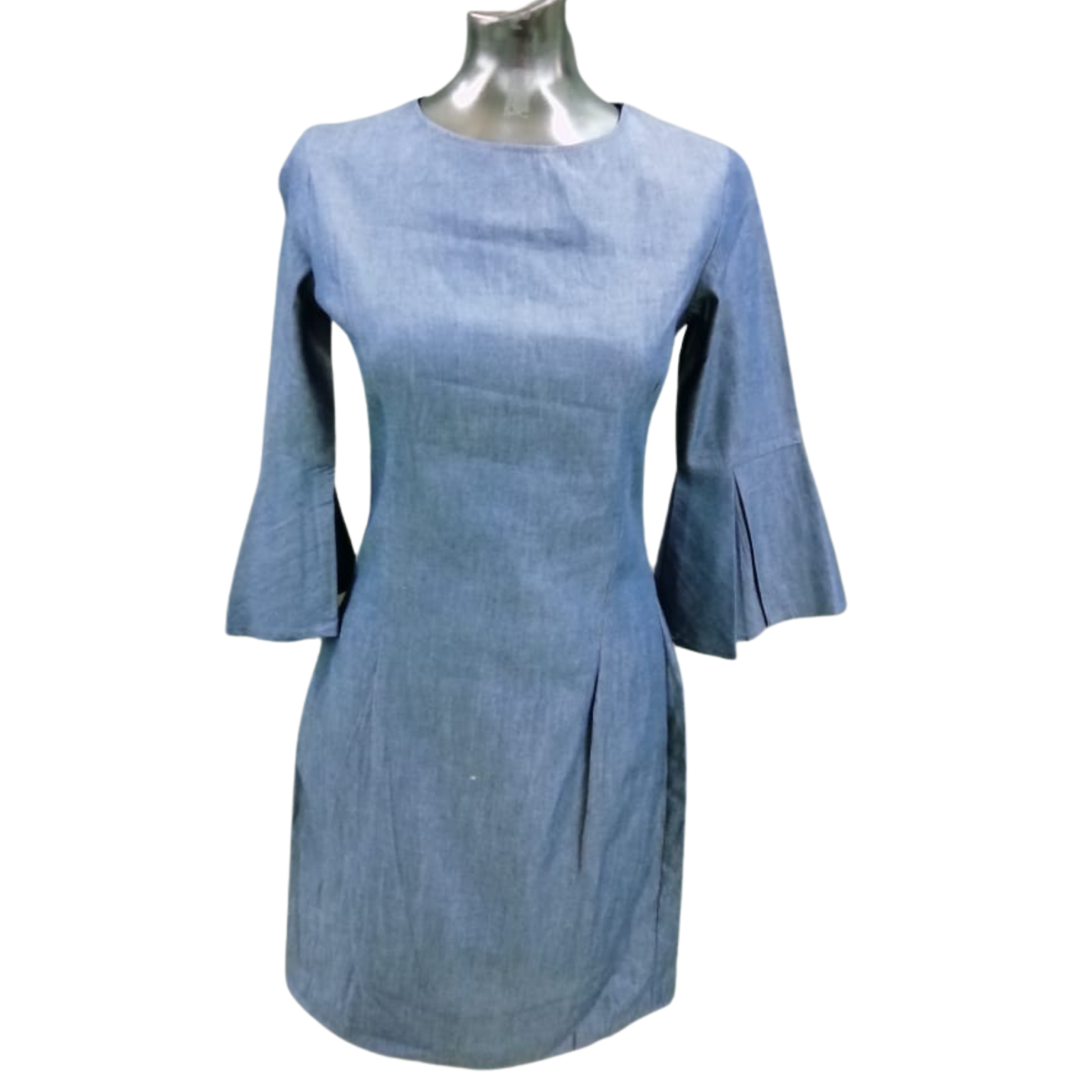 3/4 Sleeve Dress Denim