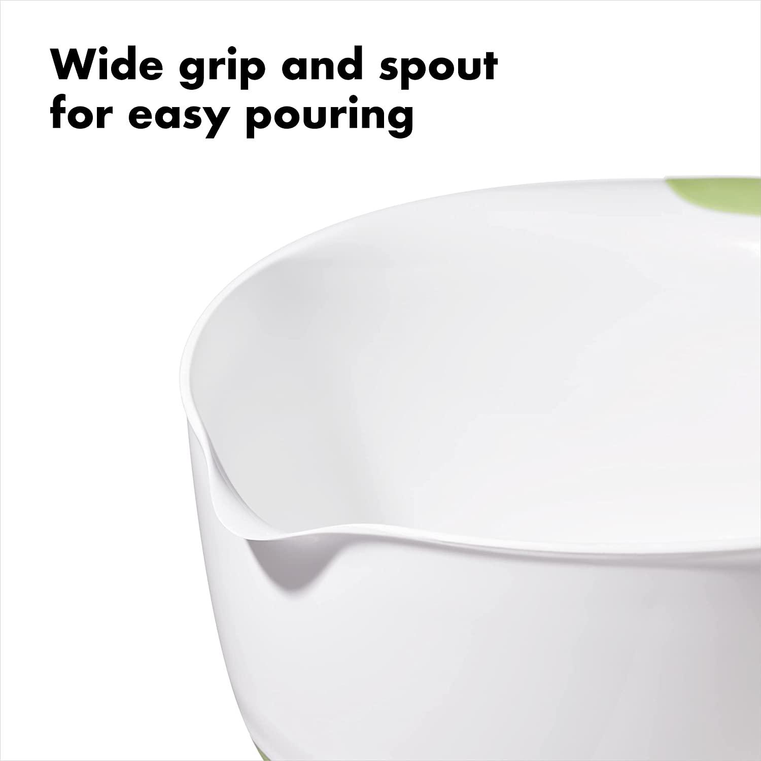 OXO GG 3 PIECE MIXING BOWL SET NEW COLORED HANDLES