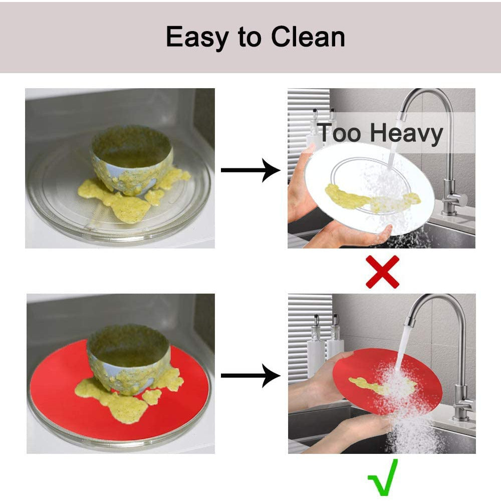 NO-MESS SILICONE MICROWAVE MAT