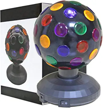 LIL Nebula -Rotating Multicolor Party "Bulb" WITH/Display Top Item