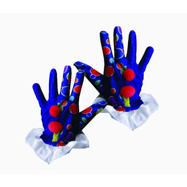 Blue Clown Gloves