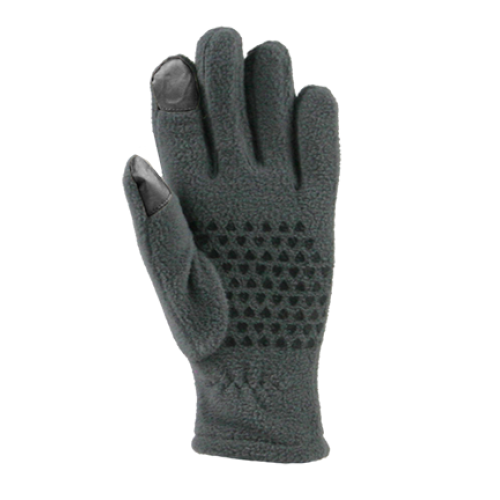 MICROFLEECE TOUCHSCREEN GLOVE - GREY