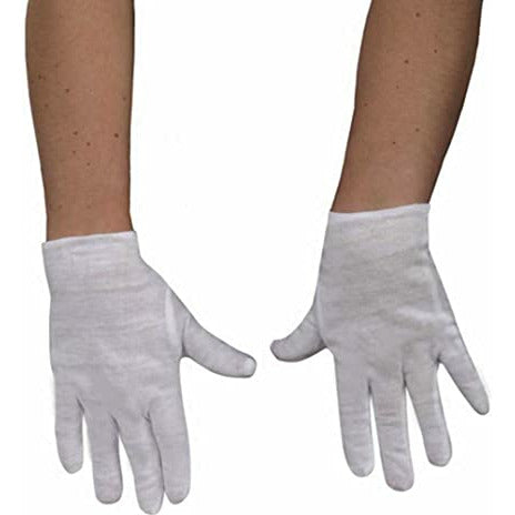 Child theatrical gloves white