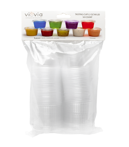 2oz Tasting Cups With Lid - 50 Count