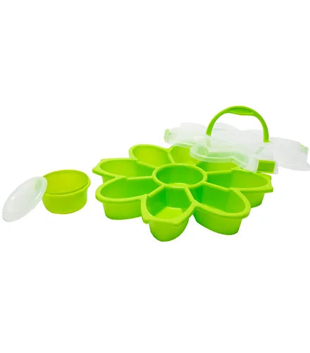 Daisy Serviette Tray Green