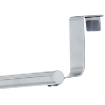 OVER THE CABINET BATH TOWEL BAR BRUSHED SS