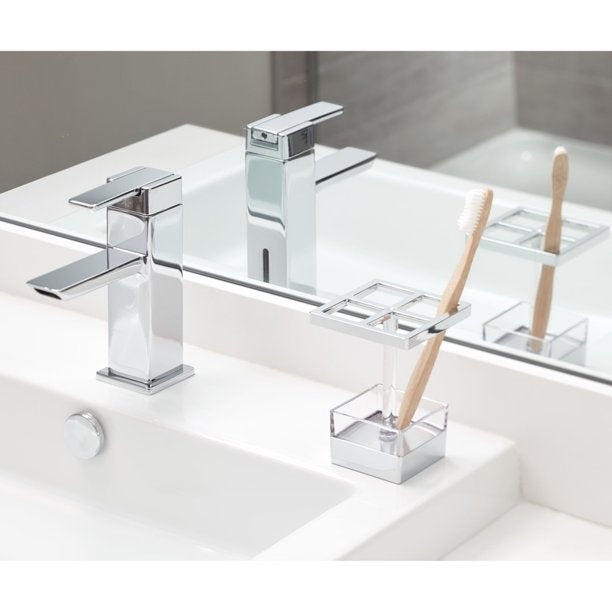 Clarity Toothbrush Stand Clear/Chrome