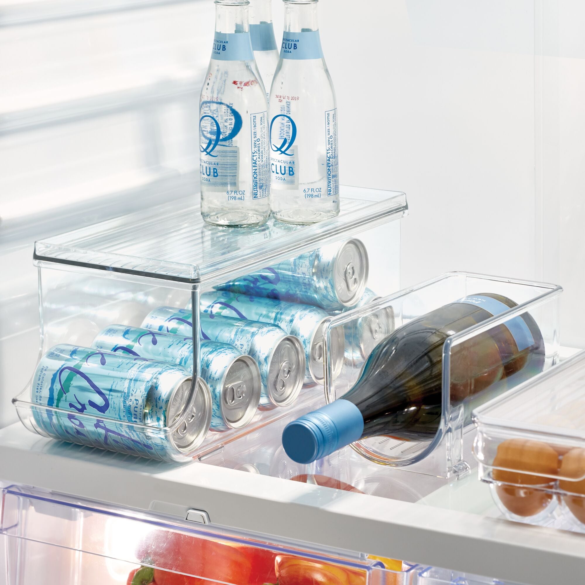 Soporte de latas de refresco con tablilla