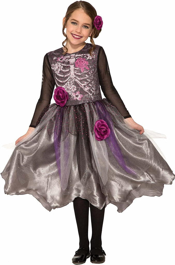 Sweet Skeleton Dress Costume Child