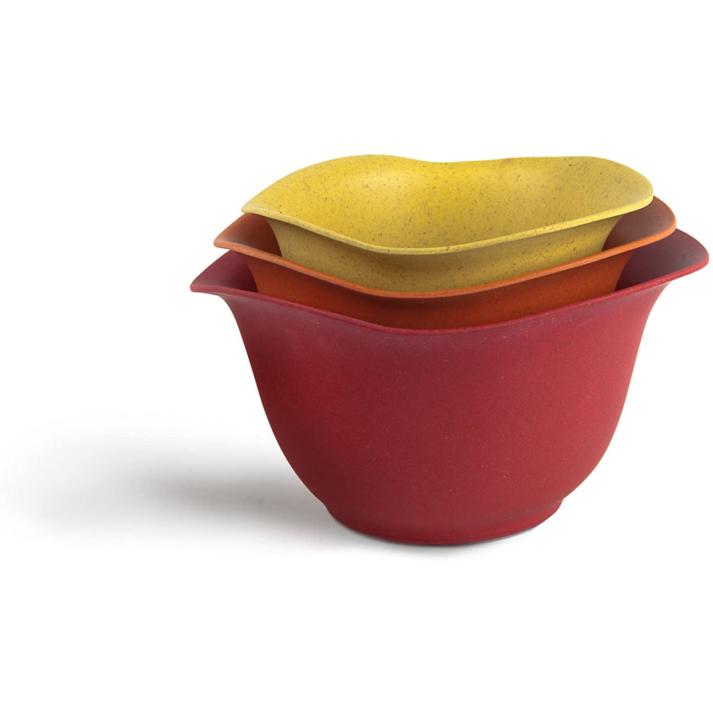 MIXING BOWL RED TO YELLOW SET OF 3