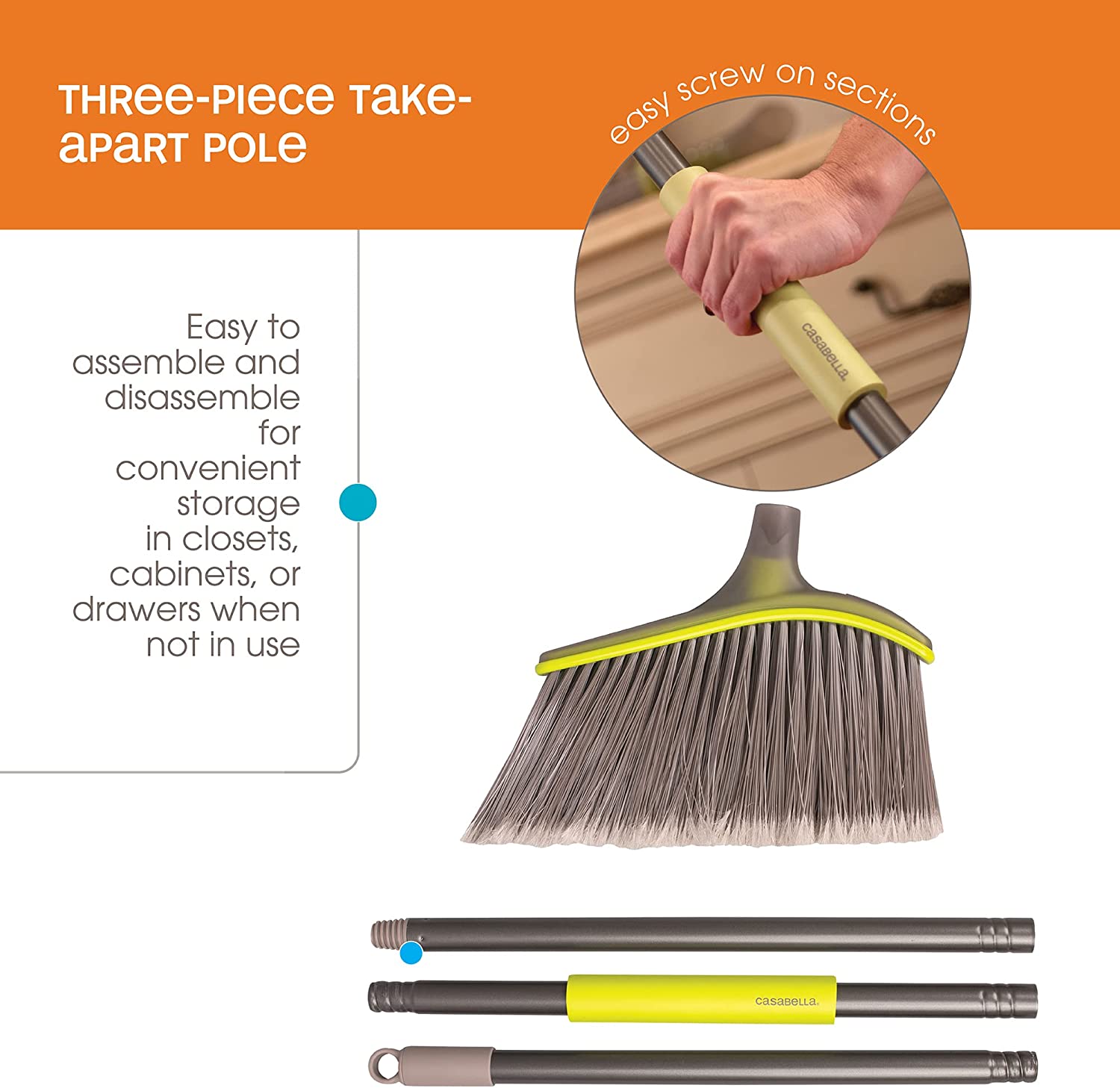 WAYCLEAN WIDE ANGLE BROOM