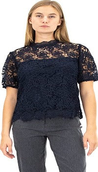 Blouse Woven Nanette Navy - Nanette Lepore