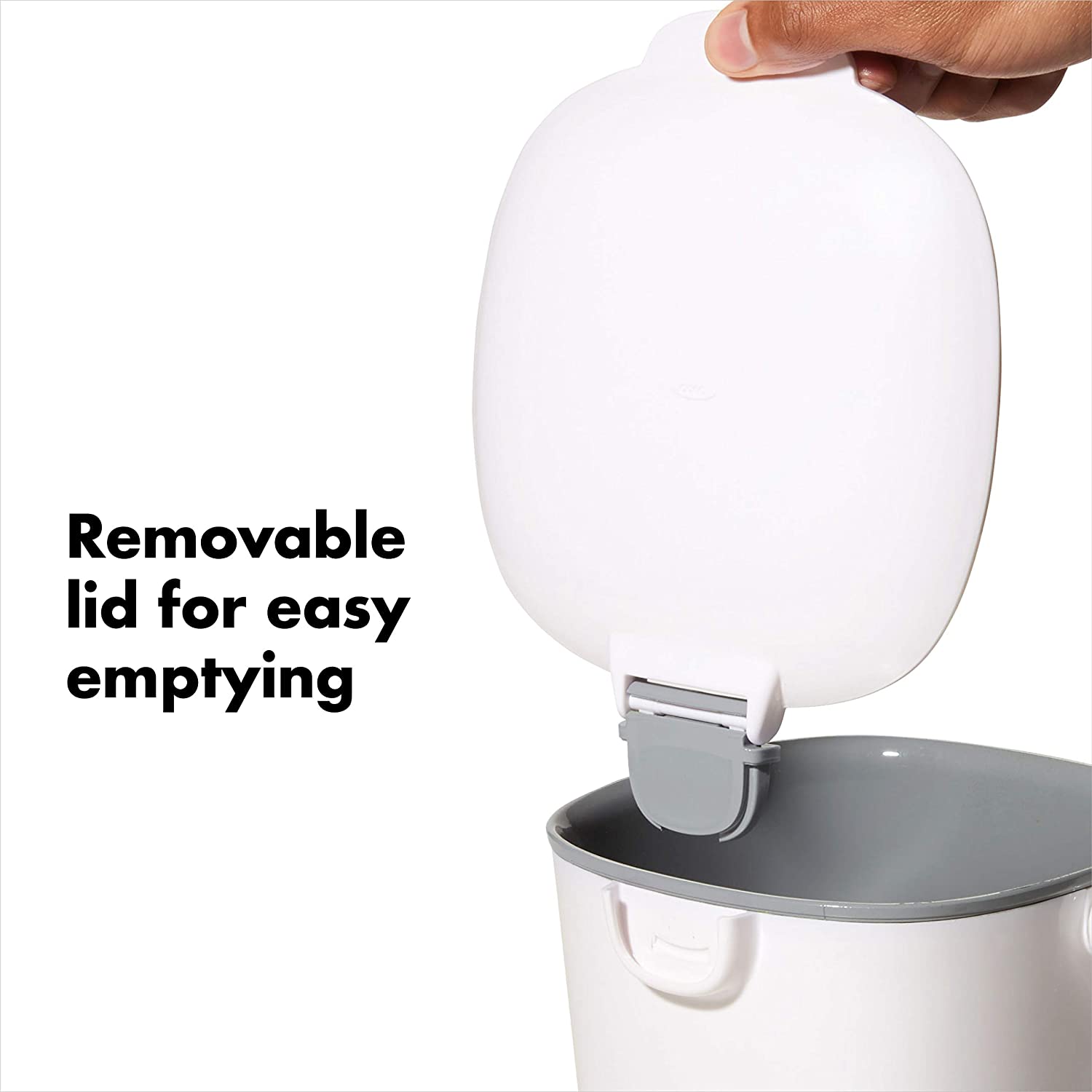 OXO GG EASY CLEAN COMPOST BIN WHITE 0.75 GAL / 2.83 L