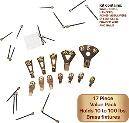 Picture Hanging Kit 17 Pc Value Pack