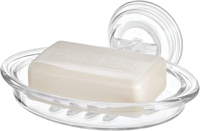 Power Lock Soap Holder Clear