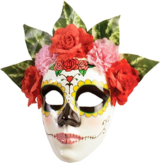 Mask -Day/Dead- Senorita-Flowers
