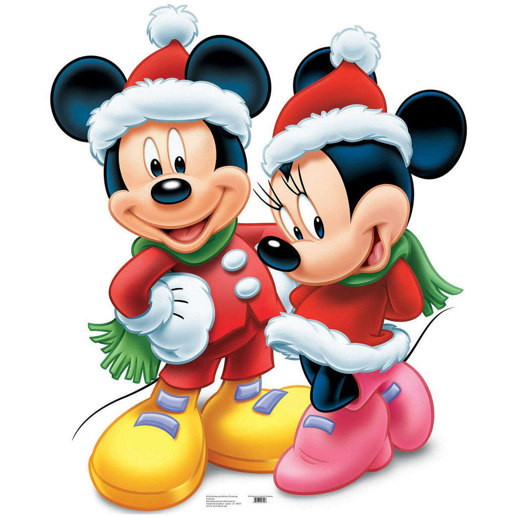 Mickey & Minnie christmas Soporte de cartón