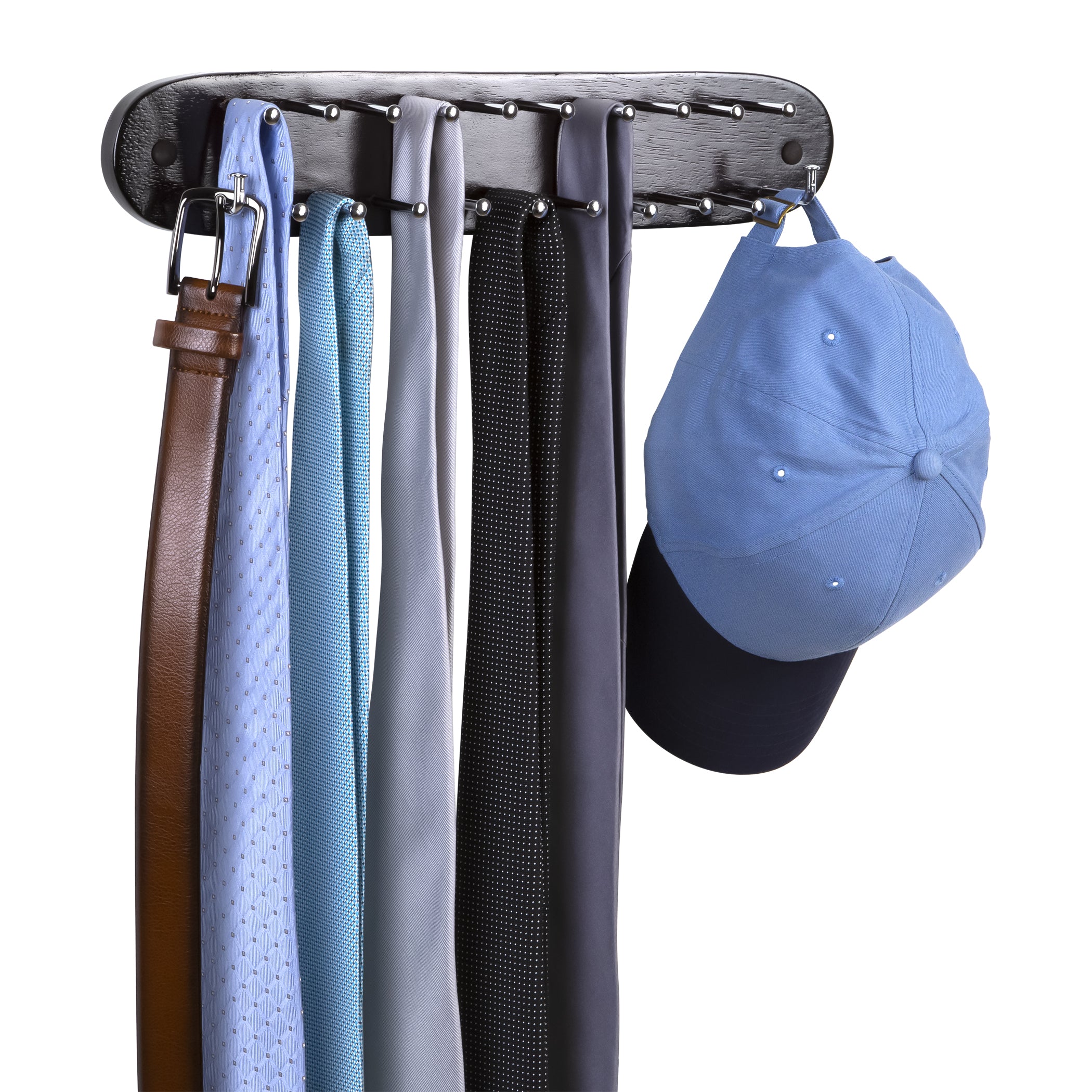 Wall Mount Tie Belt Rack