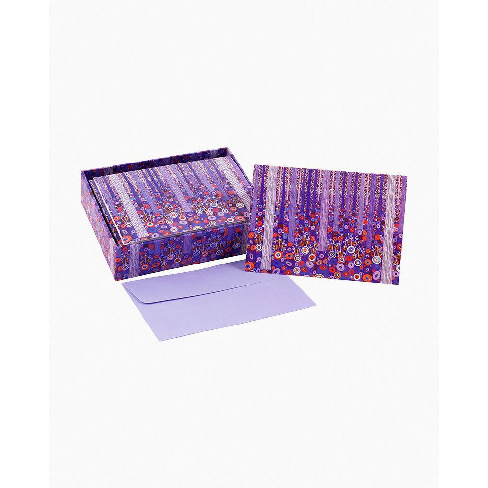 Note card Purple forest