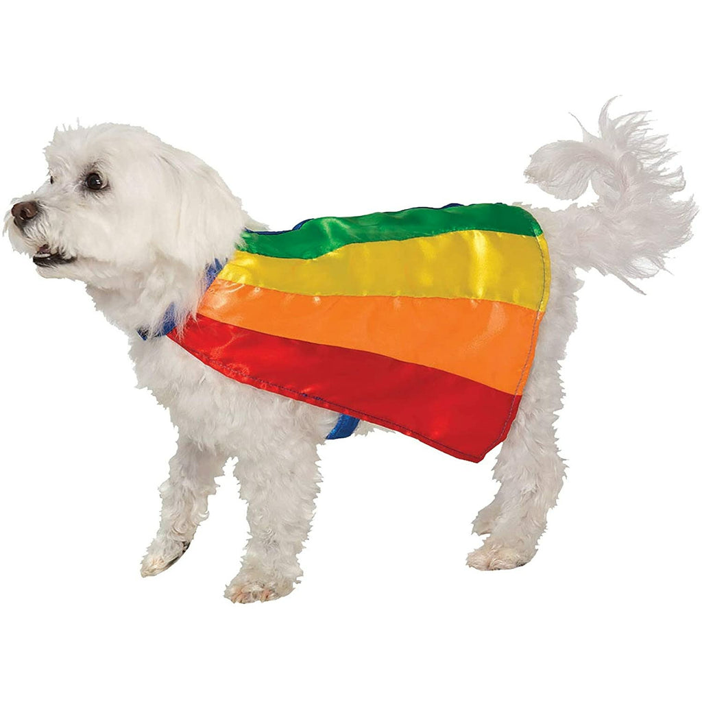 Rainbow pet cape