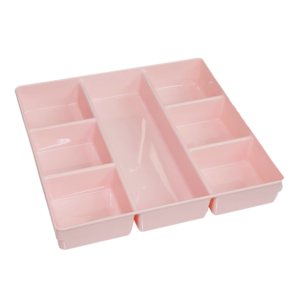 Blush Dresser with 7 compartments
