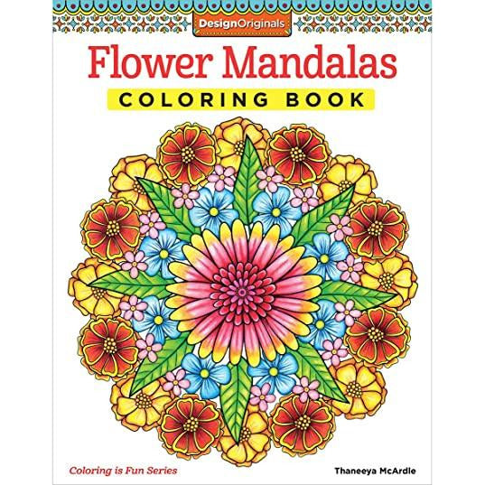 COLORING BOOK FLOWER MANDALAS