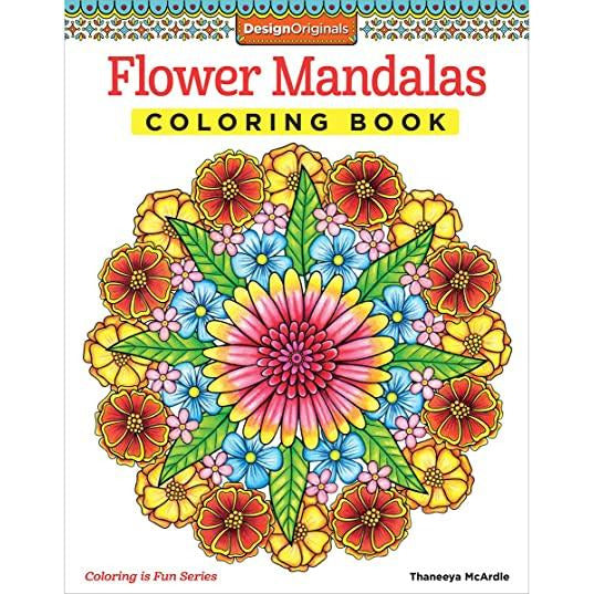 COLORING BOOK FLOWER MANDALAS