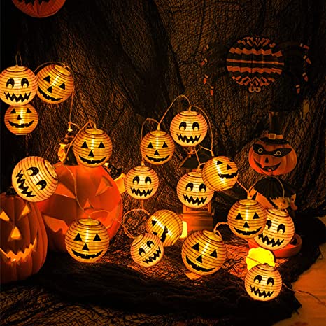 UL 10ct Pumpkin Lantern Lights