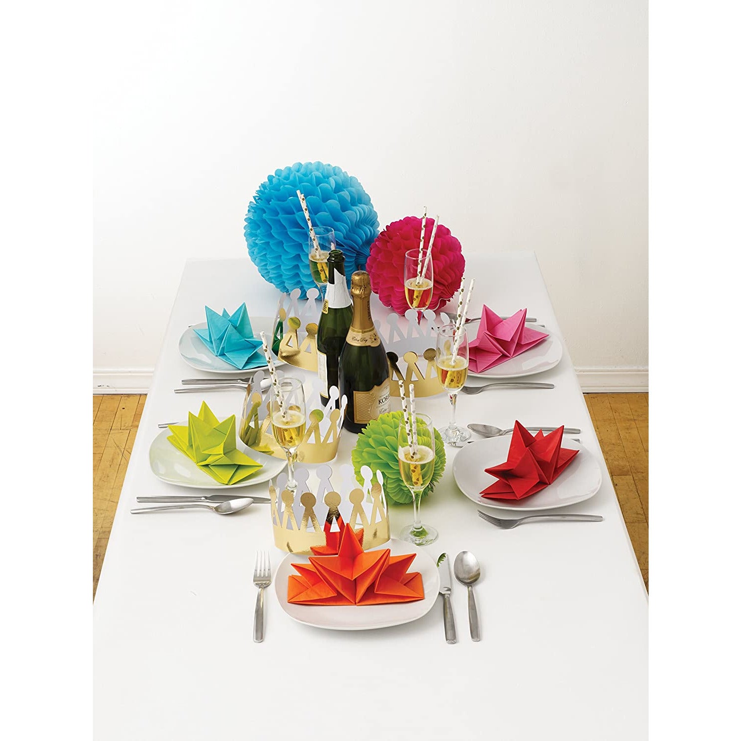 FANCY FOLD NAPKINS BLUE