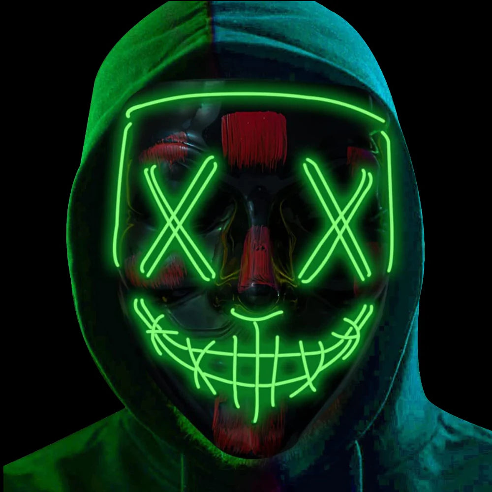 Neon Light Purge Inspired  Masks