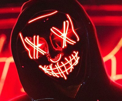 Neon Light Purge Inspired  Masks